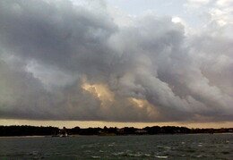 Storm front over North Haven NY - Oct 16 2015