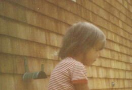 Carrie with a wild bird - 1969