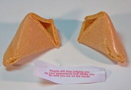 Honest fortune cookie