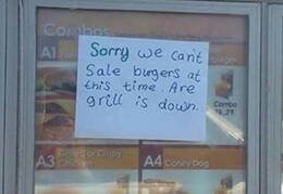 No Fast Food Today