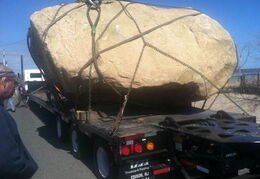 60 Ton Rock comes off South Ferry - Shelter Island